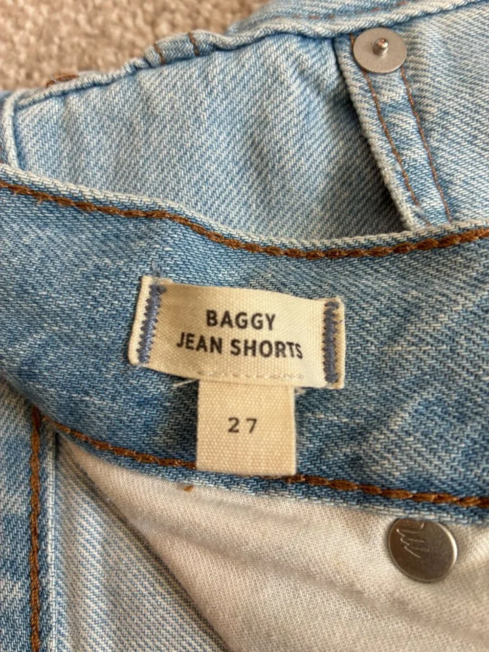 Madewell Baggy Jean Shorts